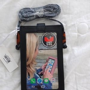 Cross shoulder Touch screen purse